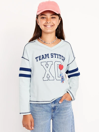 Disney© Stitch Long-Sleeve T-Shirt for Girls