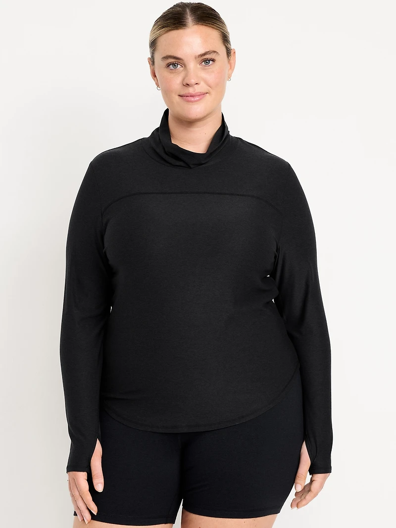 CloudMotion Funnel Neck Top