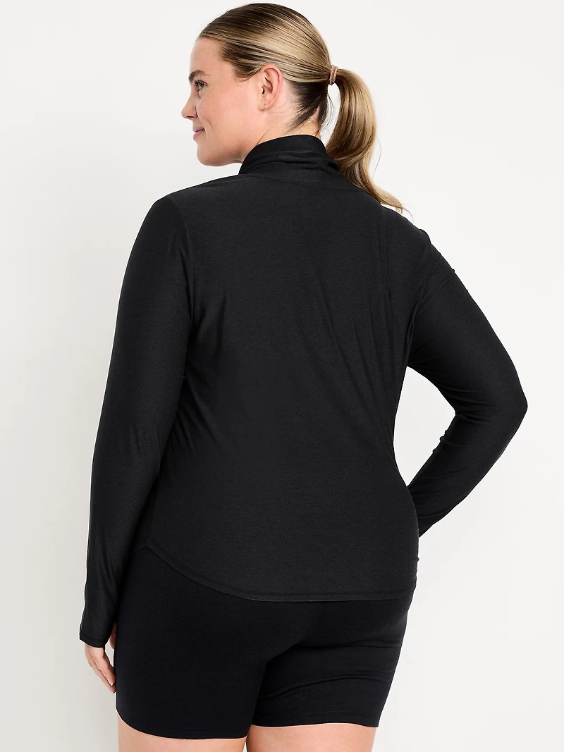 CloudMotion Funnel Neck Top