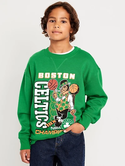 NBA© Boston Celtics© Oversized Gender-Neutral Sweatshirt for Kids