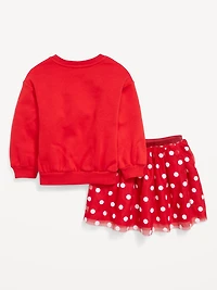 Disney© Graphic Sweatshirt and Tutu Skirt Set for Toddler Girls