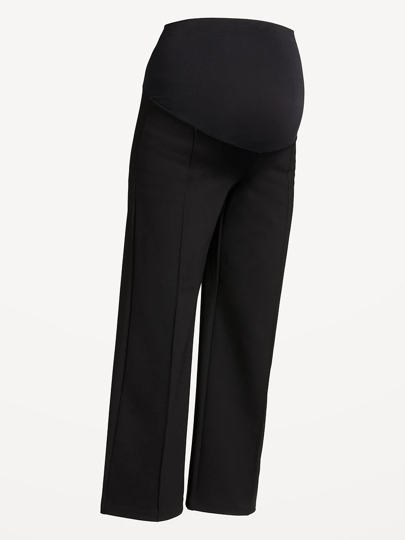 Maternity Full-Panel Stevie Straight Pants