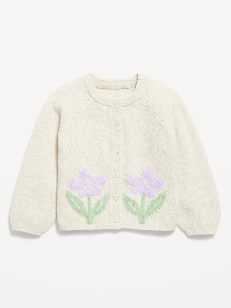 SoSoft Graphic Cardigan Sweater for Toddler Girls