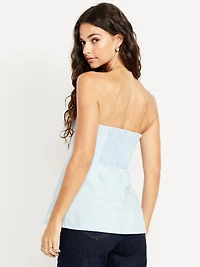 Fitted Strapless Top