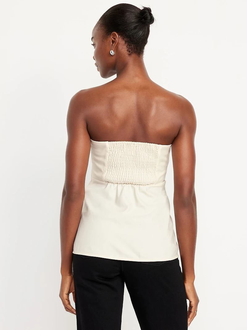 Fitted Strapless Top