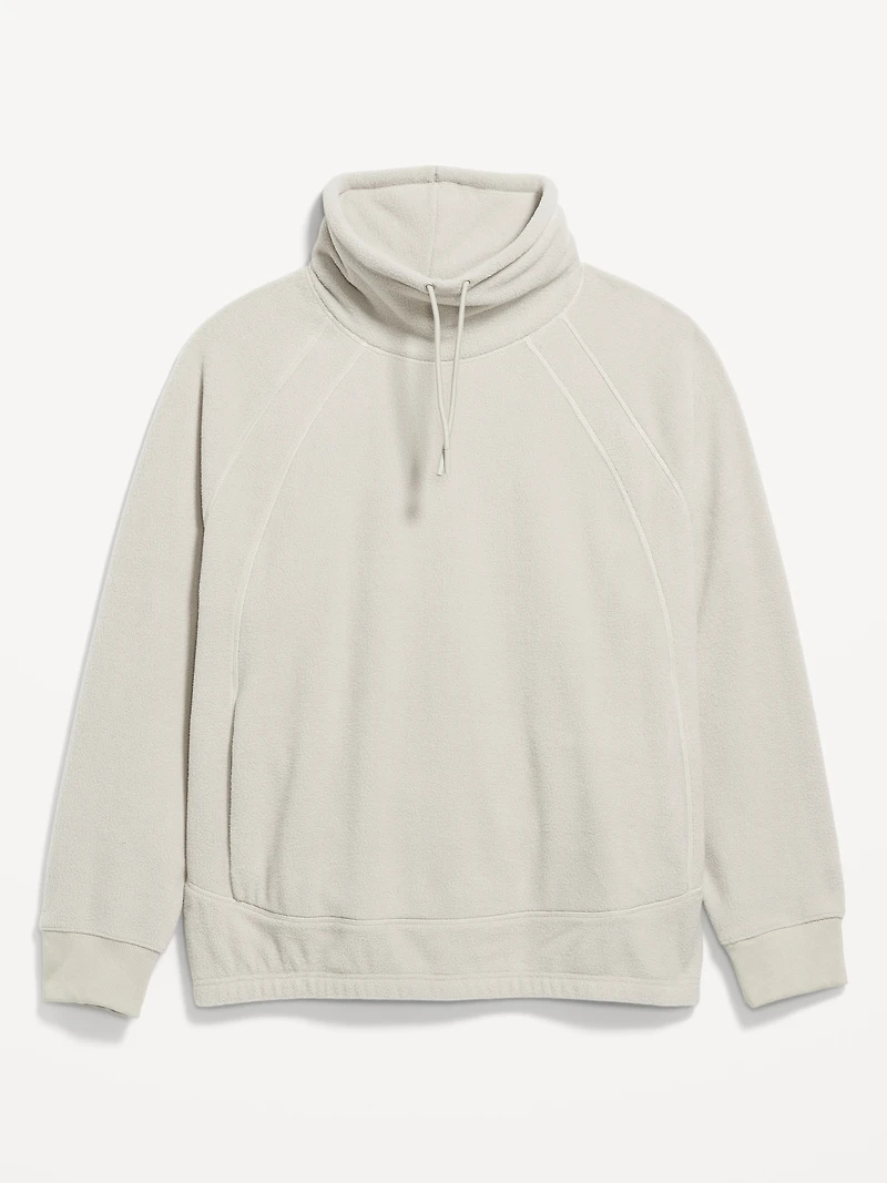 Funnel Neck Microfleece Pullover