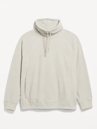 Funnel Neck Microfleece Pullover