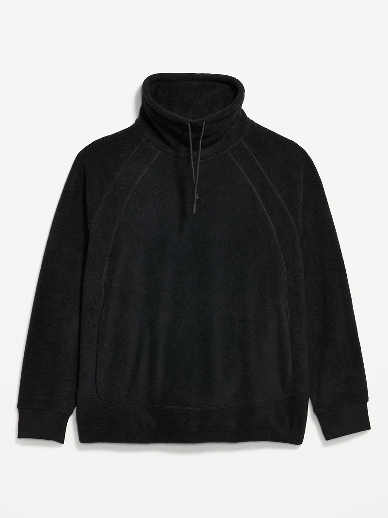 Funnel Neck Microfleece Pullover
