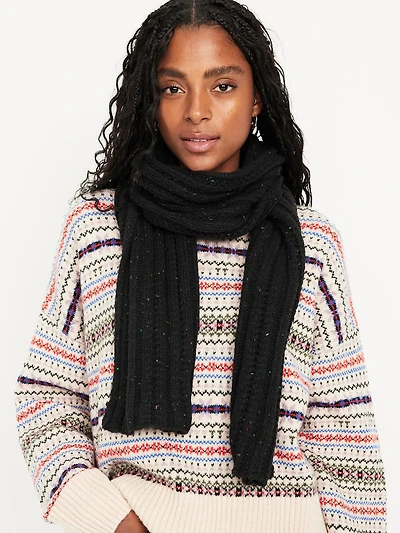 Chunky Cable Knit Scarf
