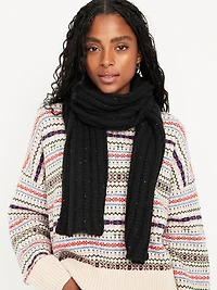 Chunky Cable Knit Scarf