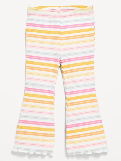 Ribbed Flare Leggings for Toddler Girls