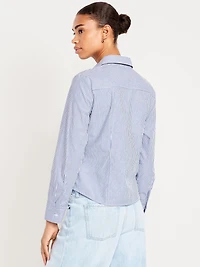 Slim Button-Down Striped Shirt
