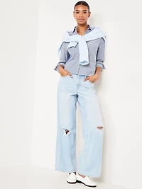 Slim Button-Down Striped Shirt