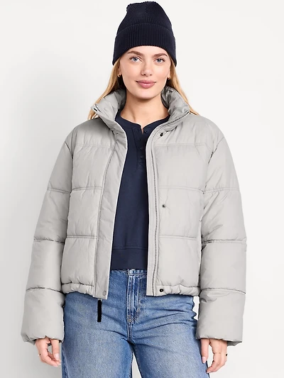 Water-Resistant Puffer Jacket