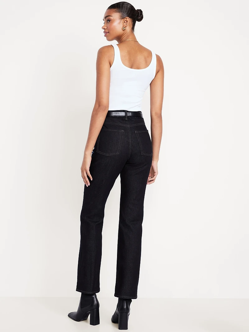 Extra High-Waisted Baby Boot-Cut Jeans
