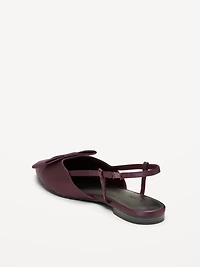 Bow Slingback Flats for Women