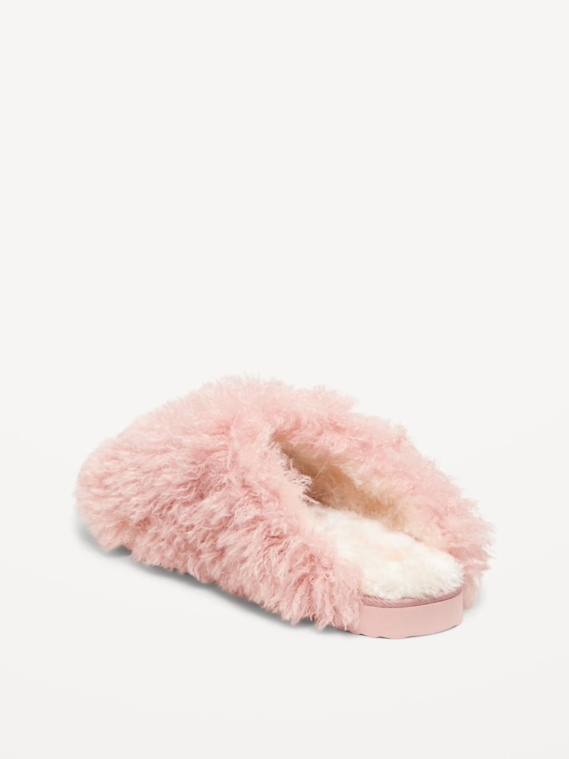 Faux Fur Slippers for Women