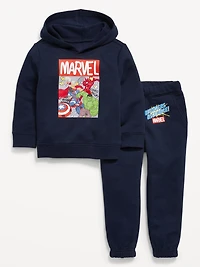 Marvel™ Unisex Graphic Hoodie and Jogger Sweatpants Set for Toddler