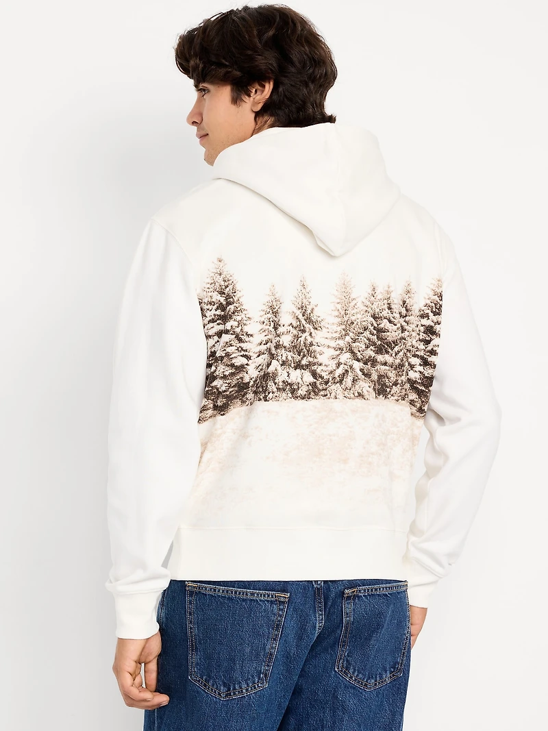 Rotation Graphic Popover Hoodie