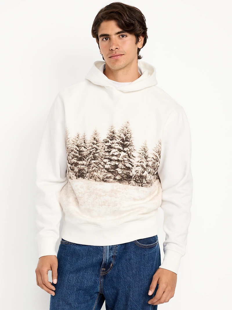 Rotation Graphic Popover Hoodie