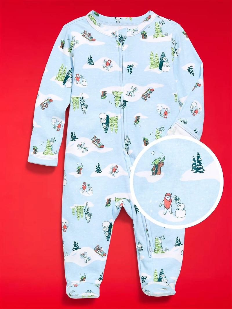 Old Navy x Star Wars Snug-Fit 2-Way-Zip Footed One-Piece for Baby