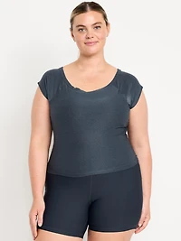 CloudMotion Ballet Twist-Back Top