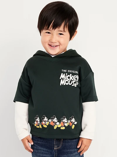 Disney© Mickey Mouse Oversized Unisex Graphic Hoodie for Toddler