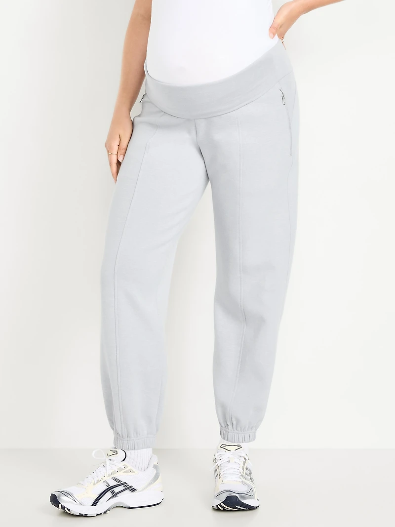 Maternity Dynamic Fleece Rollover Waist Joggers