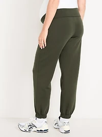 Maternity Dynamic Fleece Rollover Waist Joggers
