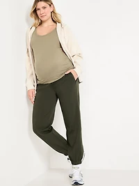 Maternity Dynamic Fleece Rollover Waist Joggers