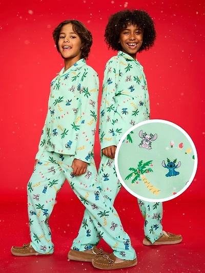 Old Navy x Disney Gender-Neutral Button-Front Graphic Pajama Set for Kids