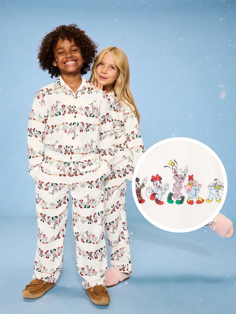 Old Navy x Disney Gender-Neutral Button-Front Graphic Pajama Set for Kids