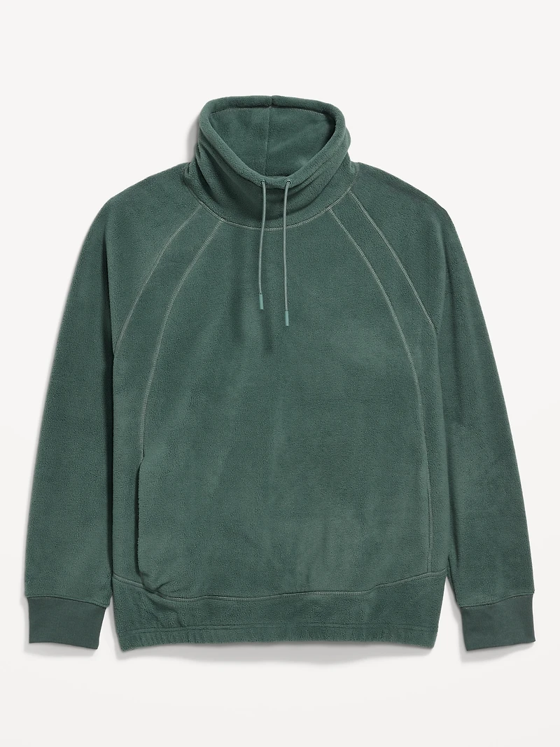 Funnel Neck Microfleece Pullover