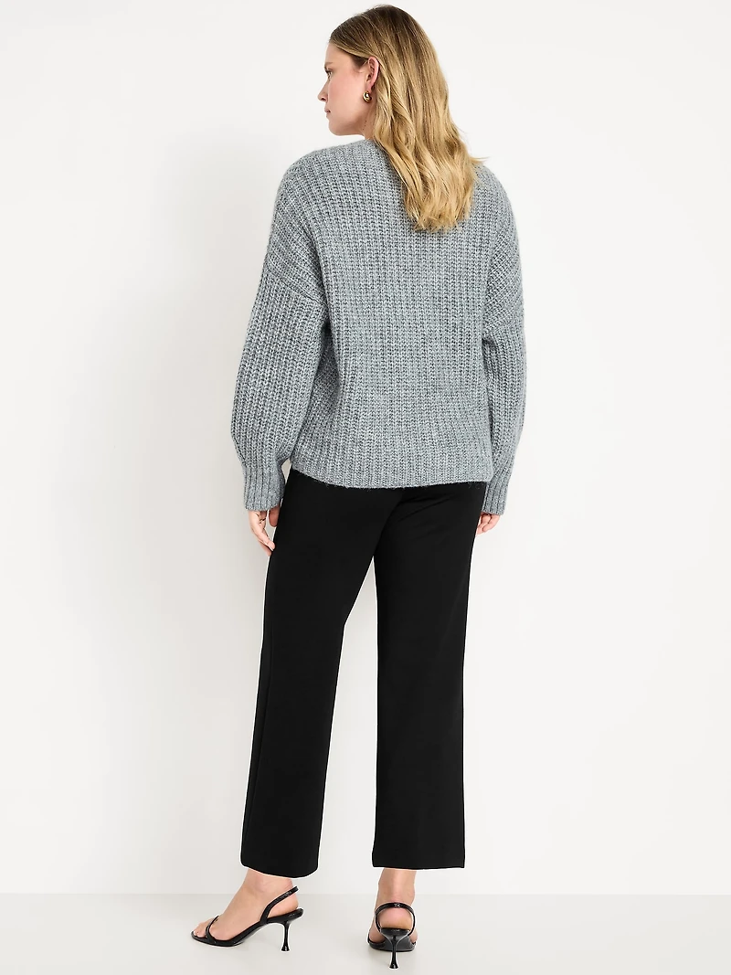 Maternity Full-Panel Stevie Straight Pants