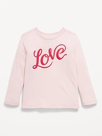 Long-Sleeve Graphic T-Shirt for Toddler Girls