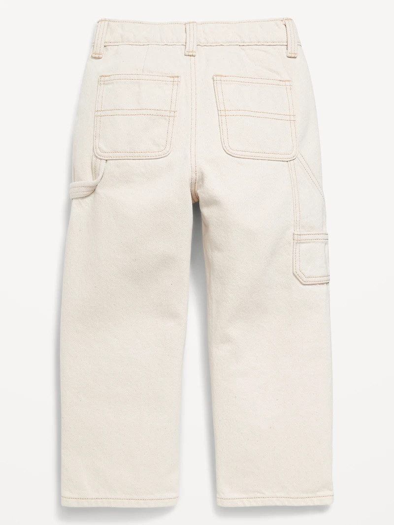 Baggy Carpenter Utility Jeans for Toddler Boys