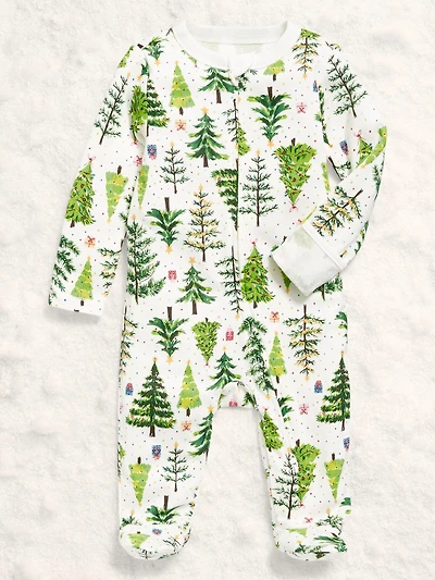 2-Way-Zip Sleep & Play Footed One-Piece for Baby