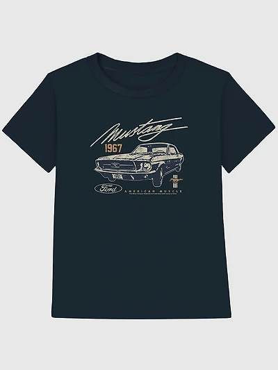 Ford American Muscle Dark Graphic T-Shirt for Kids