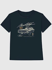 Ford American Muscle Dark Graphic T-Shirt for Kids