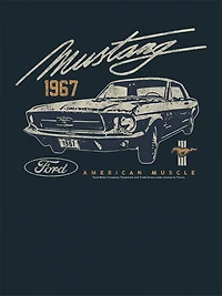 Ford American Muscle Dark Graphic T-Shirt for Kids