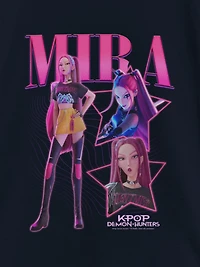 K-Pop Demon Hunters Y2K Mira Graphic T-Shirt for Girls