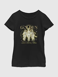 K-Pop Demon Hunters Huntrix Golden Trio Graphic T-Shirt for Girls