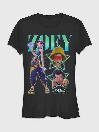 K-Pop Demon Hunters Y2K Zoey Graphic T-Shirt