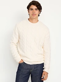 SoSoft Crew-Neck Cable-Knit Sweater