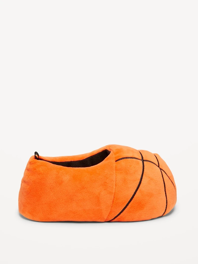 Cozy Basketball Gender-Neutral Slippers for Kids