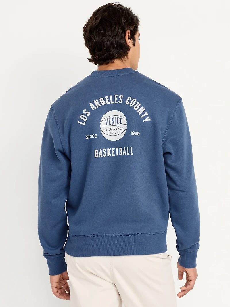 Oversized Graphic Rotation Sweatshirt