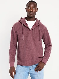 Plush Rugby Pullover Hoodie
