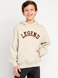 Long-Sleeve Graphic Pullover Hoodie for Boys