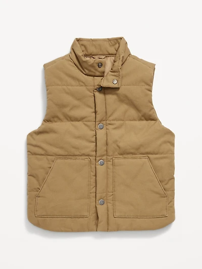 Quilted Western Vest for Boys