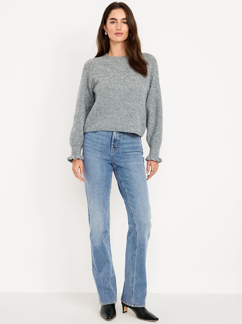 Extra High-Waisted Boot-Cut Jeans